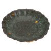 Bronze Glaze Scholar Water Drop Container Ceramic Tea Ware Bamboo Tea Tray Saucer