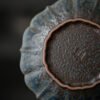 Bronze Glaze Scholar Water Drop Container Ceramic Tea Ware Bamboo Tea Tray Saucer