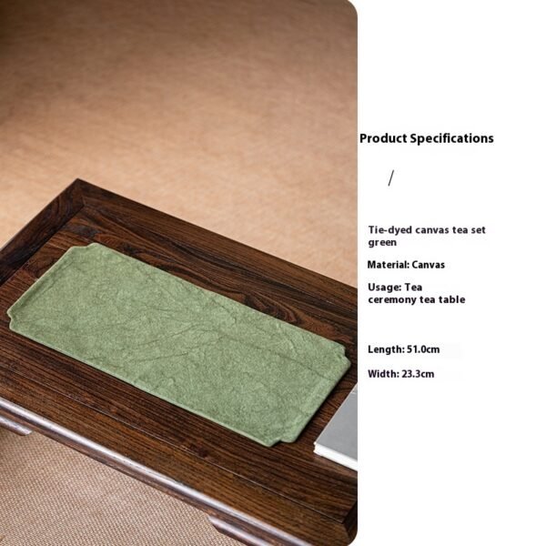 Tie-dyed Canvas Tea Mat Dry Pour Seats Diablement Fort