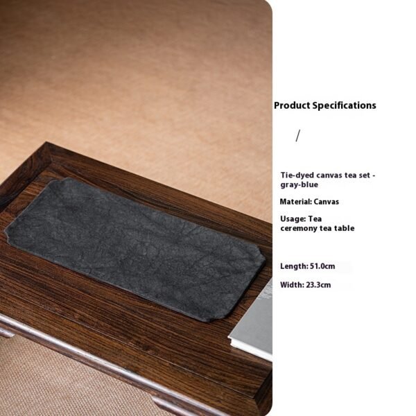 Tie-dyed Canvas Tea Mat Dry Pour Seats Diablement Fort