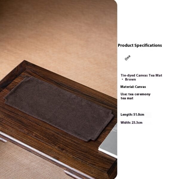 Tie-dyed Canvas Tea Mat Dry Pour Seats Diablement Fort