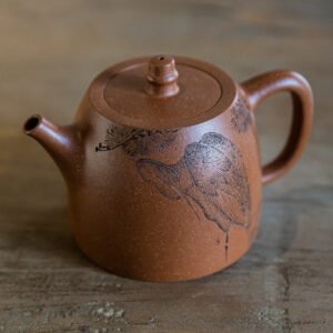 Red Jiangpo Clay Han Duo 300ml Yixing Teapot