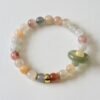 Rabbit hair crystal bracelet