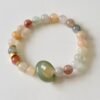 Rabbit hair crystal bracelet
