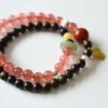 Natural Agarwood+Natural Southern Red Agate bracelet