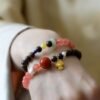 Natural Agarwood+Natural Southern Red Agate bracelet