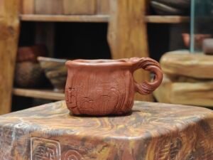 Purple clay tea cup handmade by Master Zhang Fuhai, Noga70 exclusive link